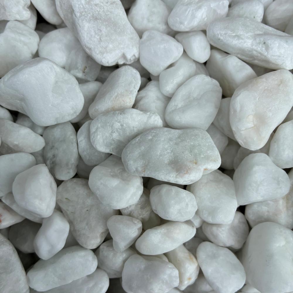 你的品牌名　ガーデンストーン　１５～２０ｍｍ　ホワイト　１０ｋｇ