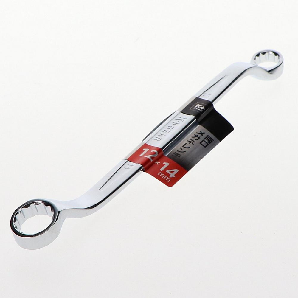 Ｋ＋ＧＥＡＲ　両口メガネレンチ　１２×１４ｍｍ