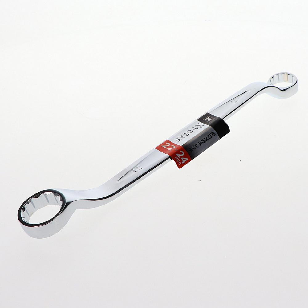 Ｋ＋ＧＥＡＲ　両口メガネレンチ　２２×２４ｍｍ