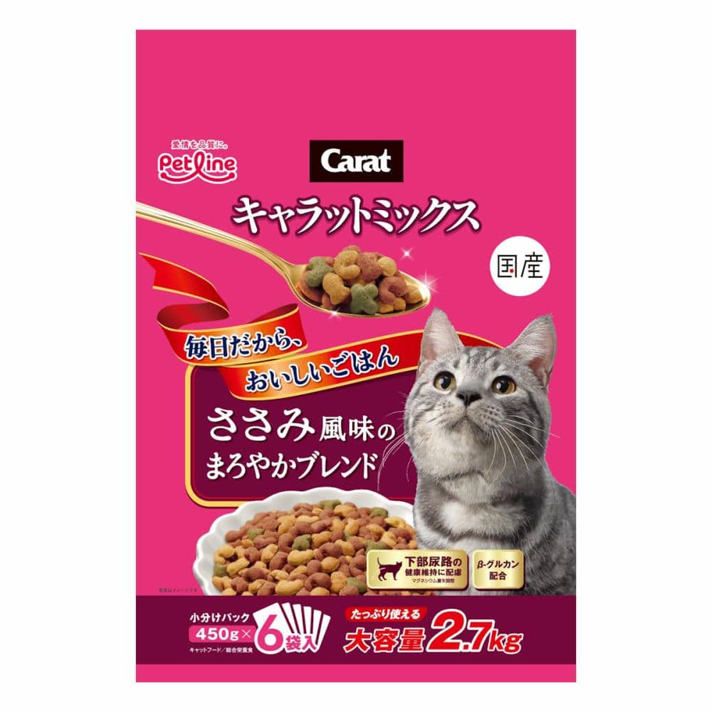 キャラットミックス　ささみ風味　２．７ｋｇ