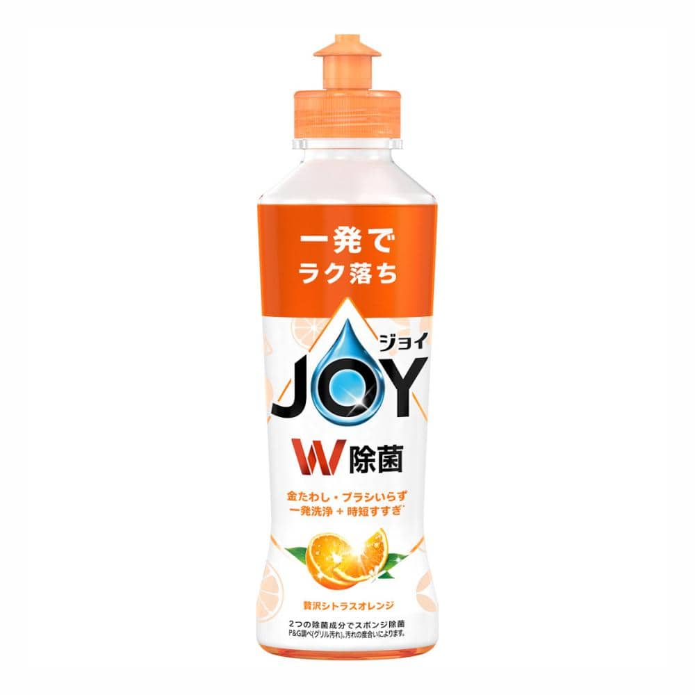Ｐ＆Ｇ　ジョイ　Ｗ除菌　食器用洗剤　贅沢シトラスオレンジ　本体　１７０ｍＬ