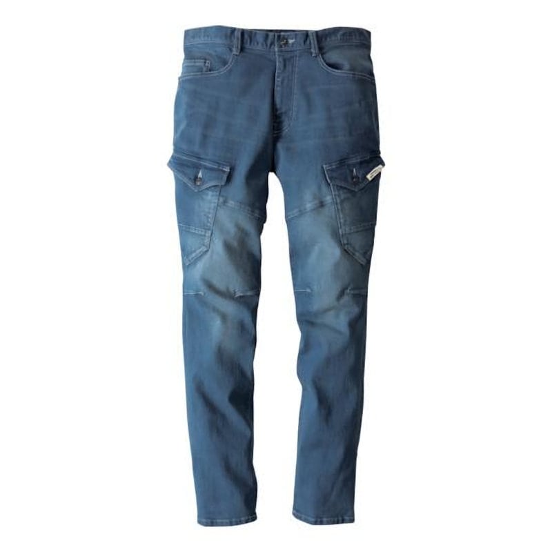 ジーベック　デニムカーゴパンツ　ＬＬ　インディゴブルー　２８０３－１５－ＬＬ