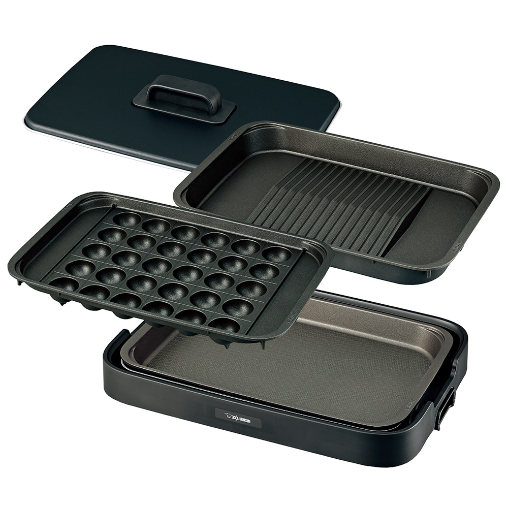 象印　ホットプレート　プレート３枚付　ブラック　ＥＡ－ＫＪ３０－ＢＡ