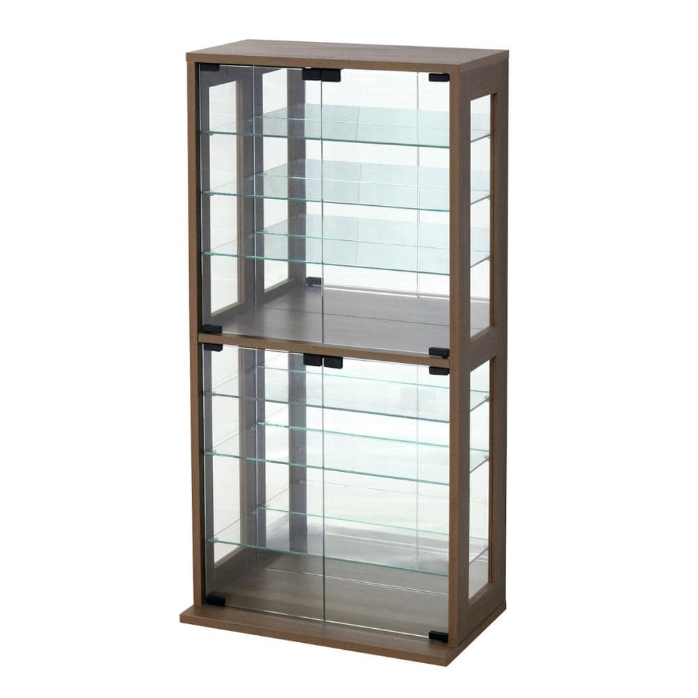 クロシオ　コレクションケース　ウォールナット　幅６０×高さ１２０×奥行２９ｃｍ　２７０６２