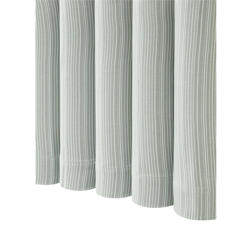 ドレープカーテン　ココモ　遮光性　グリーン　１００×１１０ｃｍ　２枚組