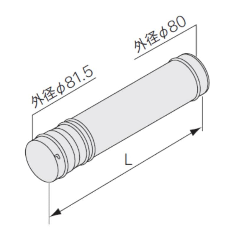 ノーリツ　石油給湯器用給排気筒　アジャスター　ＡＬ３５０