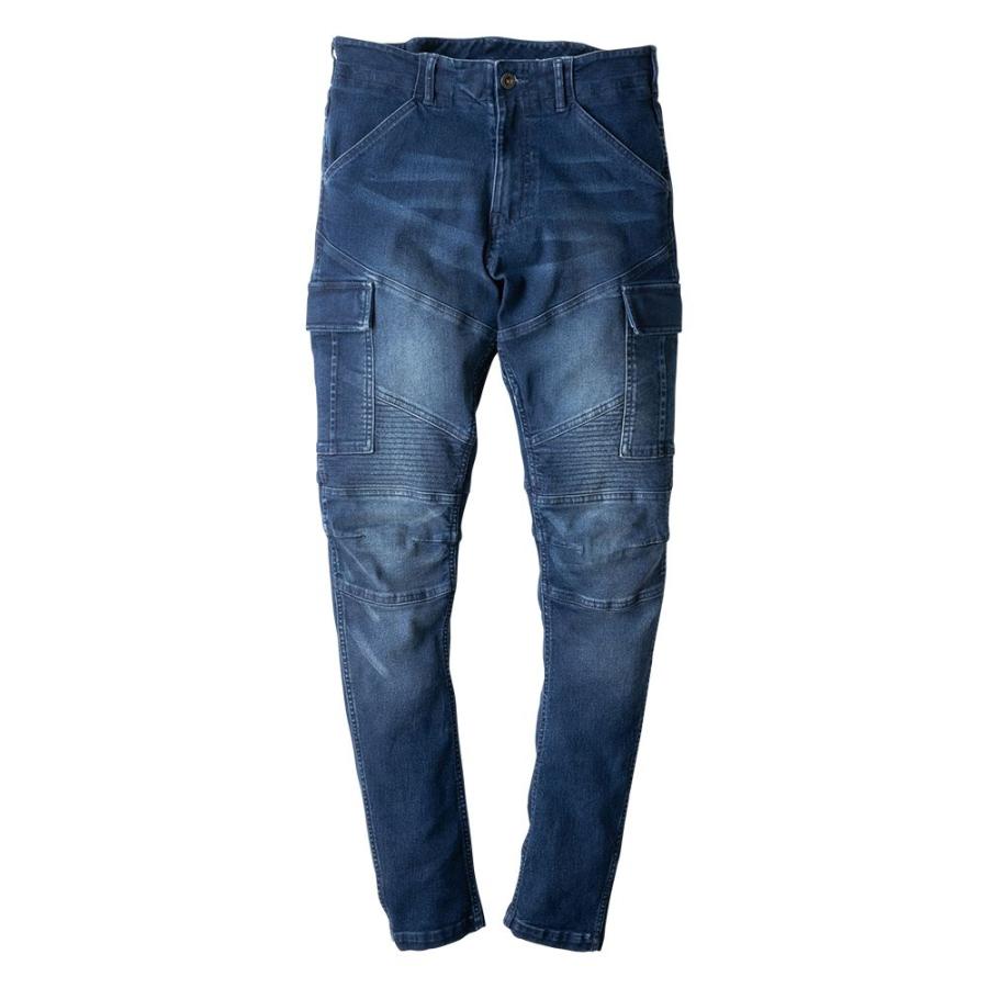 【アウトレット】　コーコス信岡　デニムストレッチカーゴパンツ　インディゴ　Ｌ　Ｇ－４００５