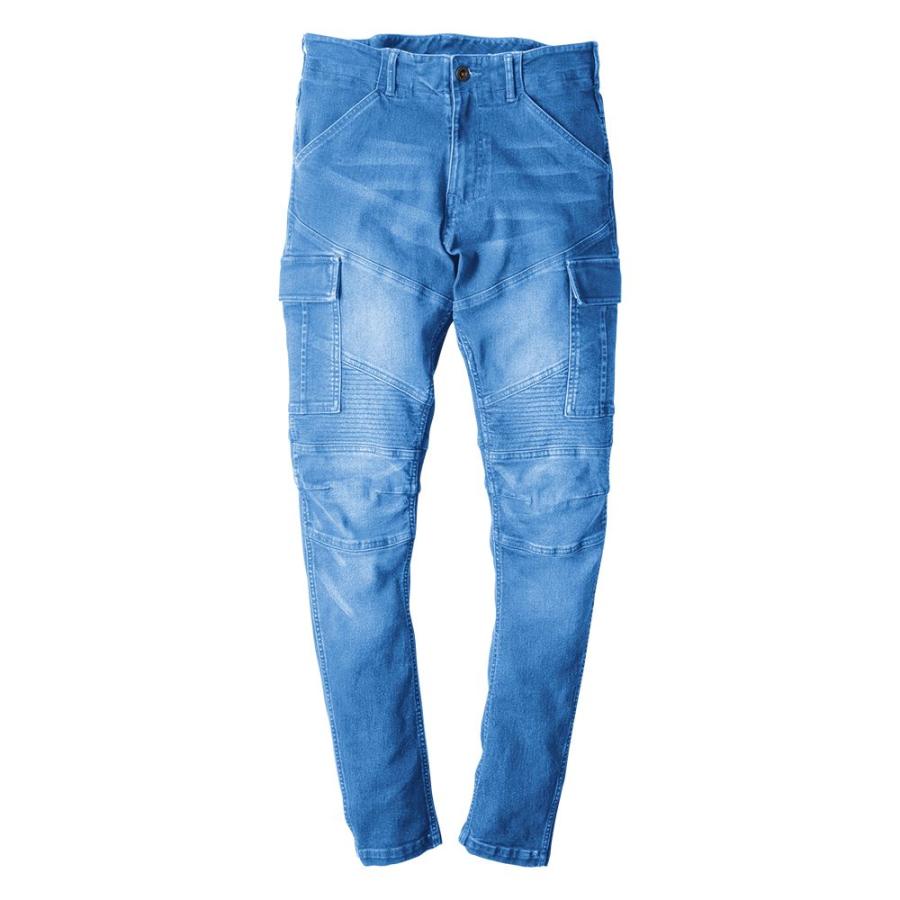 【アウトレット】　コーコス信岡　デニムストレッチカーゴパンツ　ライトインディゴ　３Ｌ　Ｇ－４００５