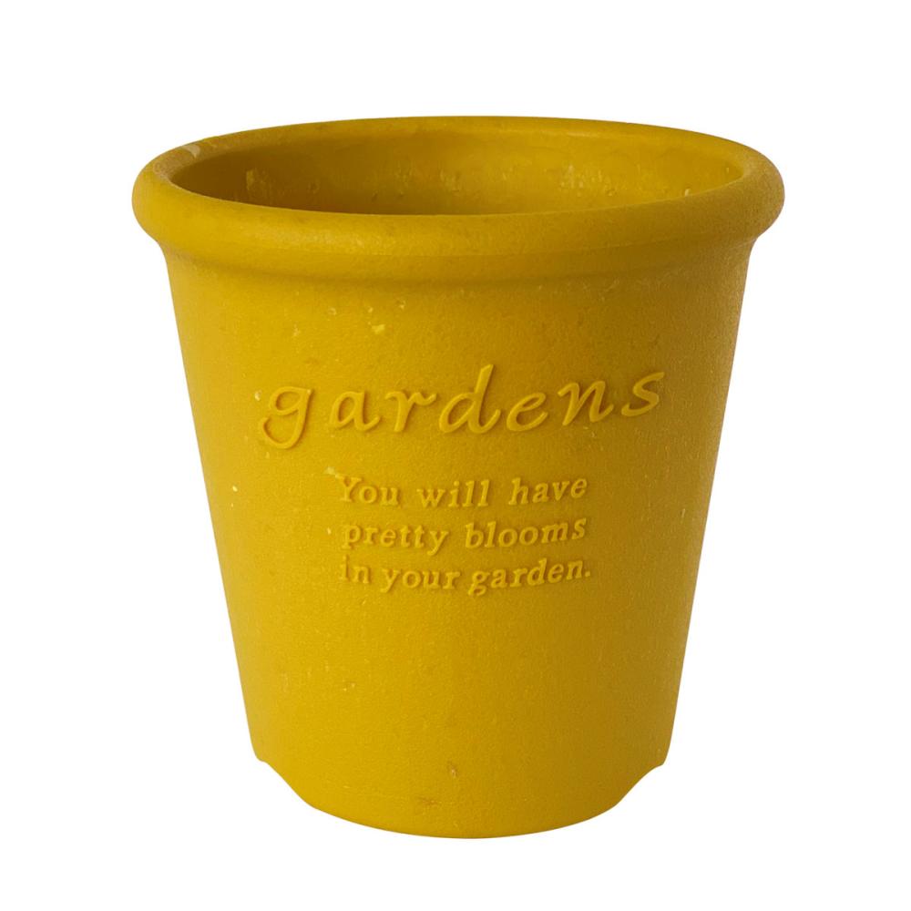 エコポット丸型　３号　マスタード