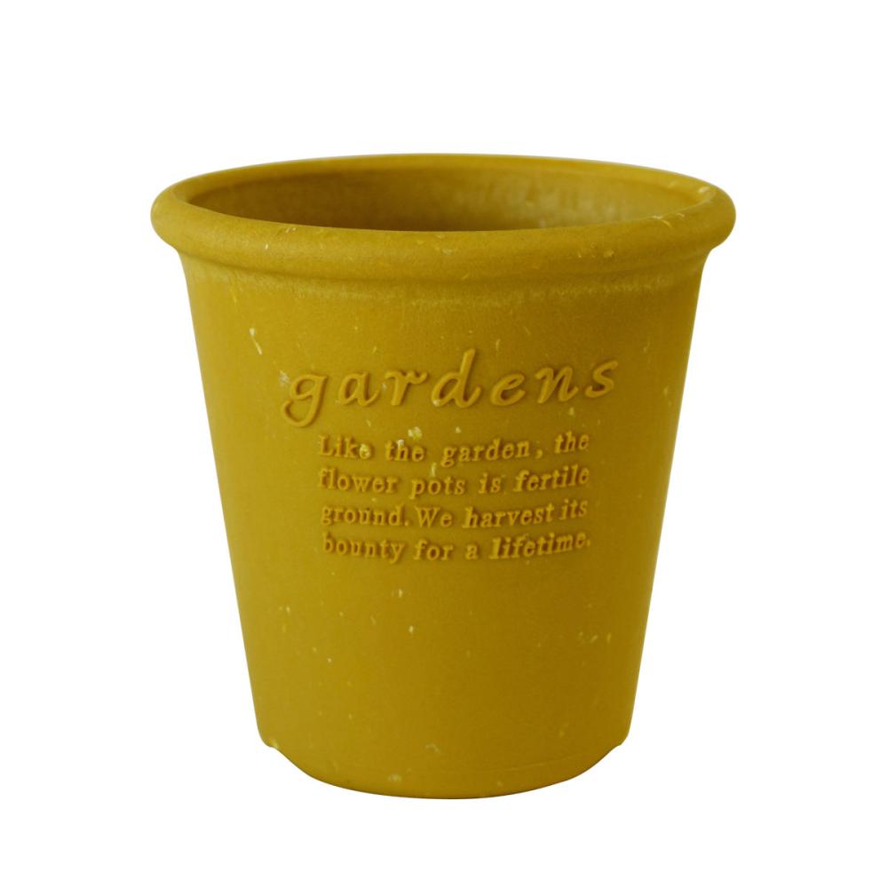 エコポット丸　４号　マスタード