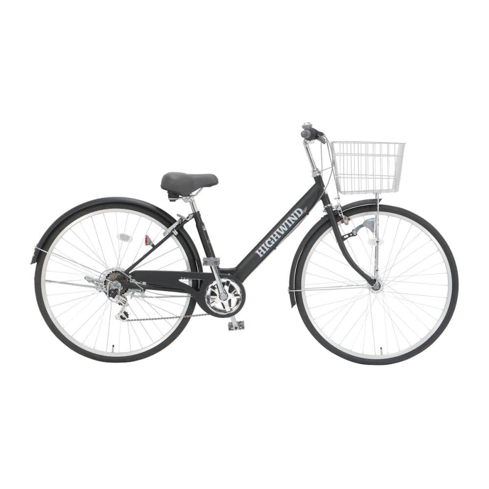 武田産業　パンクしにくい軽快車　ハイウィンド　２７インチ　マットブラック　Ｃ２７６