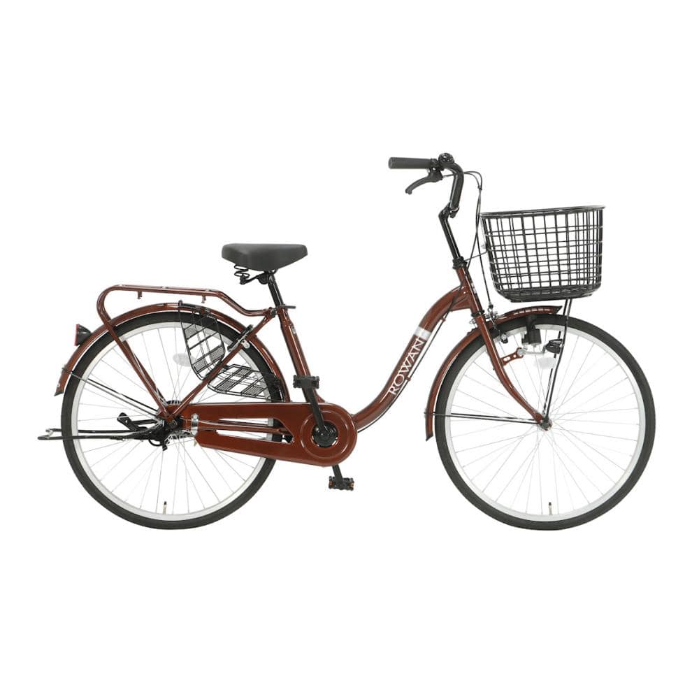 武田産業　軽こぎ軽快車　ローワン　２４インチ　ブラウン　２４０