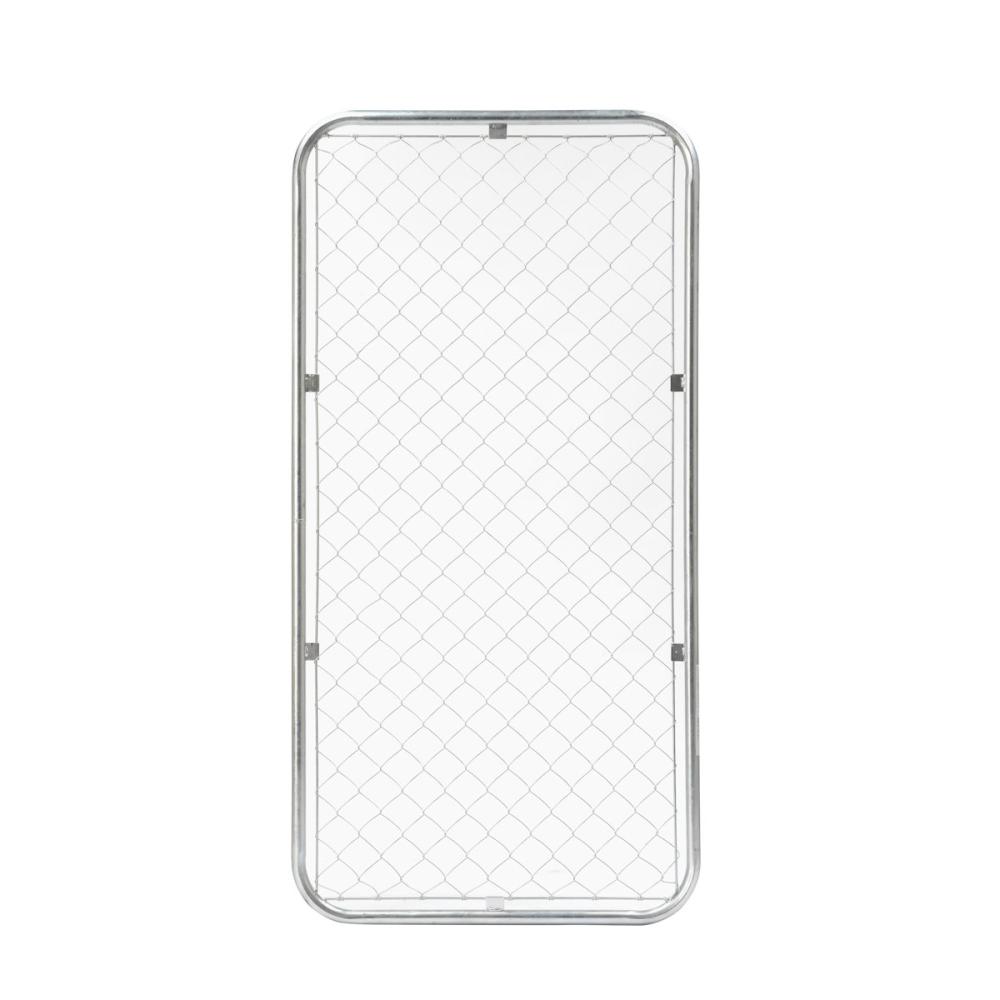 你的品牌名　アメリカンフェンス　シルバー　９００×１８００ｍｍ