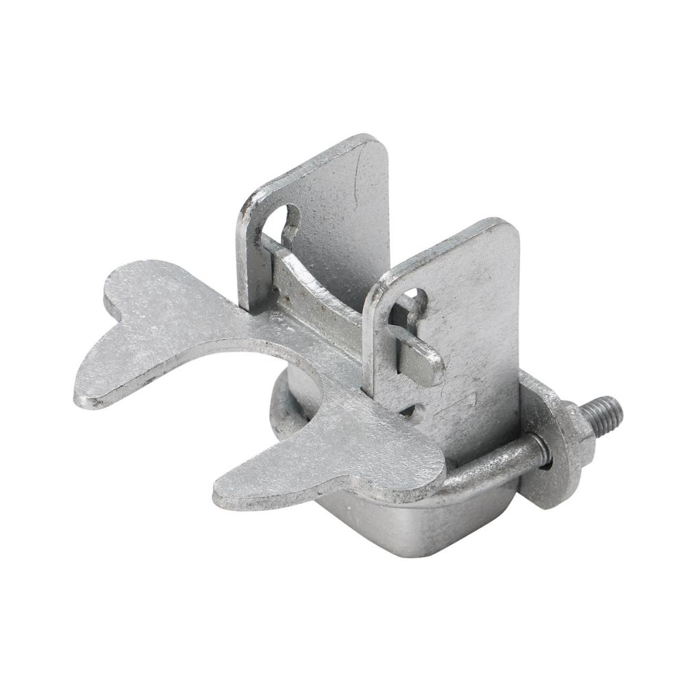 你的品牌名　アメリカンフェンス　ドアラッチ　シルバー　フェンススタンド用　３１．８ｍｍ