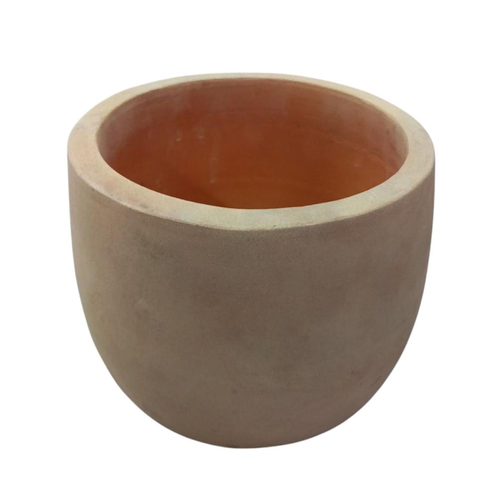 Ｂｒｅｅｚｙ　Ｇｒｅｅｎ　テラコッタラウンドポット　７号　２２ｃｍ