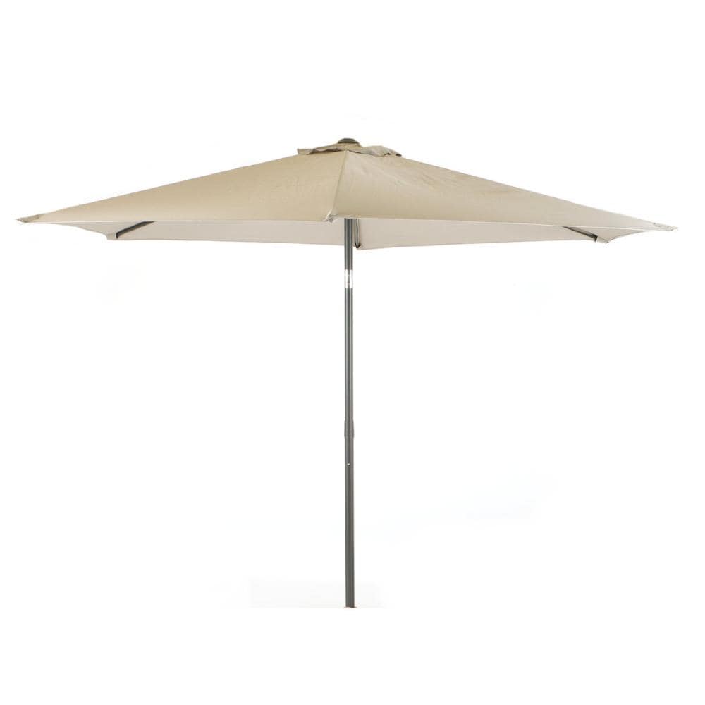 你的品牌名　アルミガーデンパラソル　プッシュアップチルト　グレー