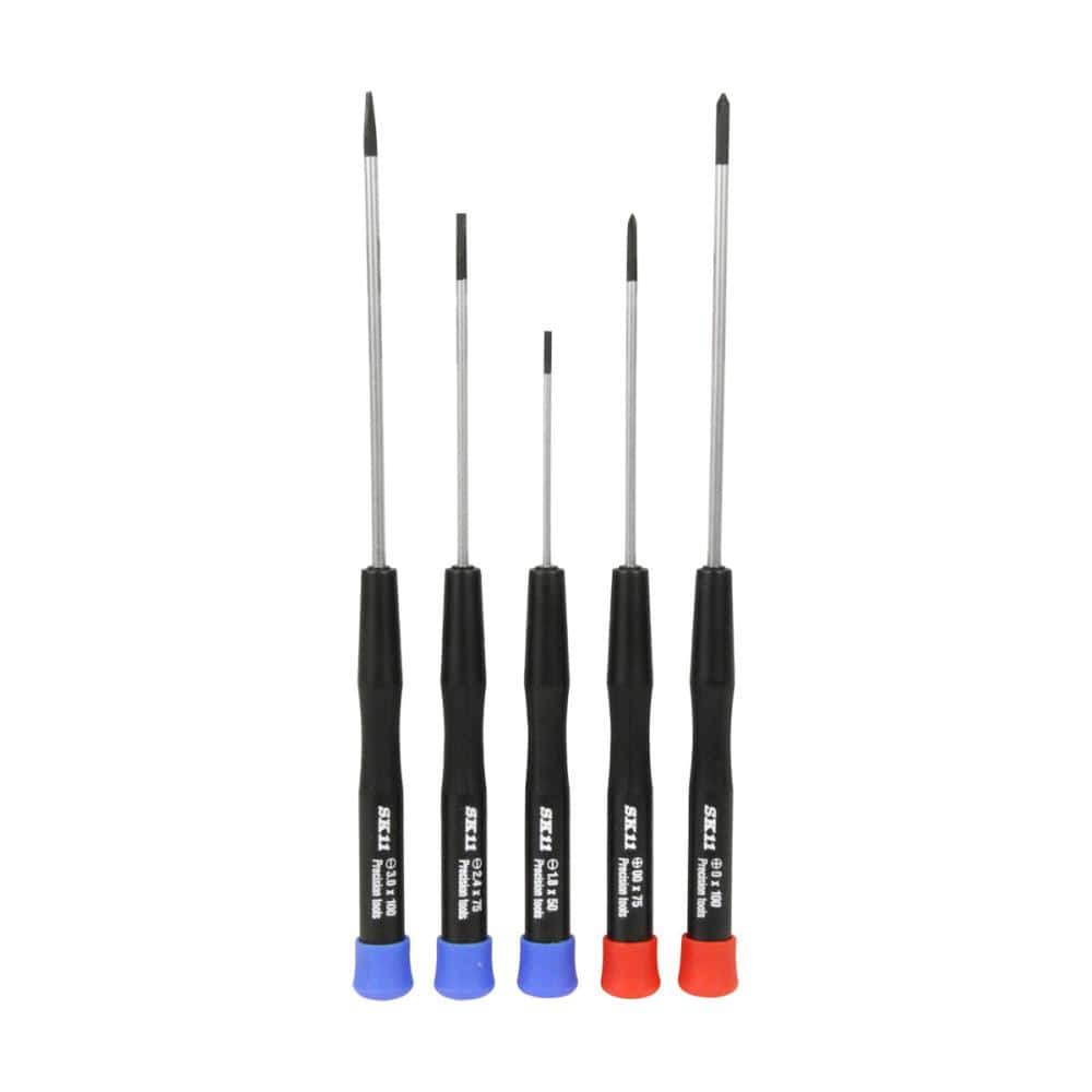 藤原産業　ＳＫ１１　精密ドライバーセット　５本組　ロング　ＥＰＳ－５２０