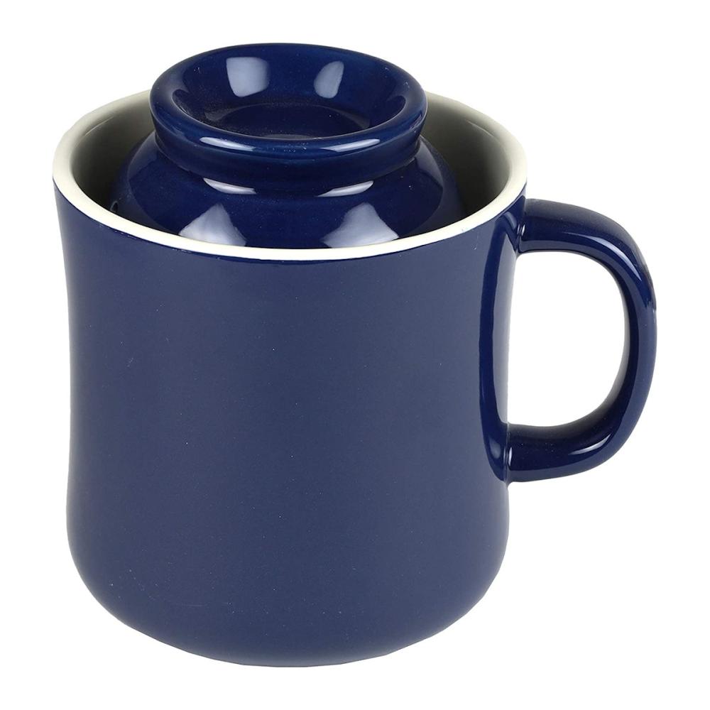 パール金属　レンジシェフ　ご飯も炊けるマグカップ１合用　ブルー　Ｌ－１９２６