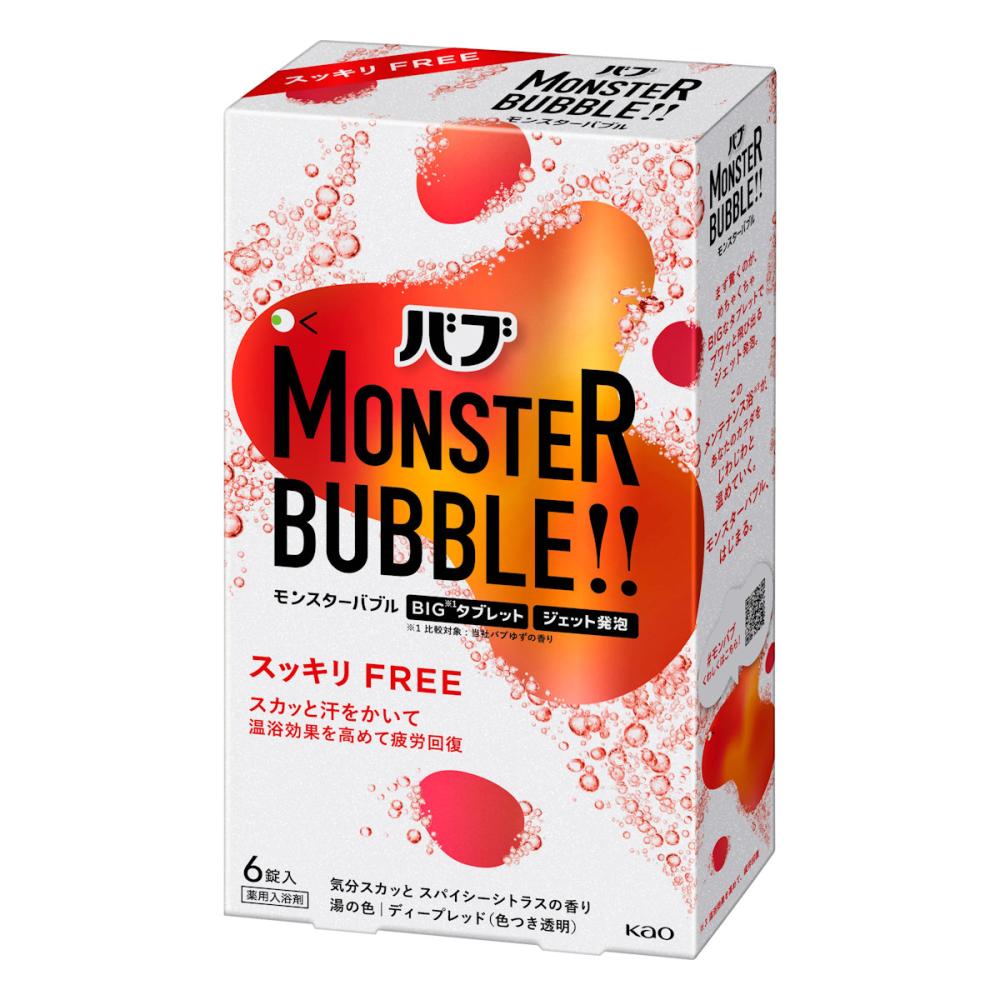 花王　バブ　モンスターバブル　スッキリＦＲＥＥ　６錠