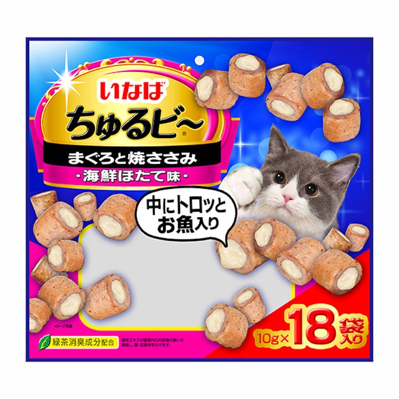 ちゅるビーまぐろと焼ささみ１０ｇ×１８袋