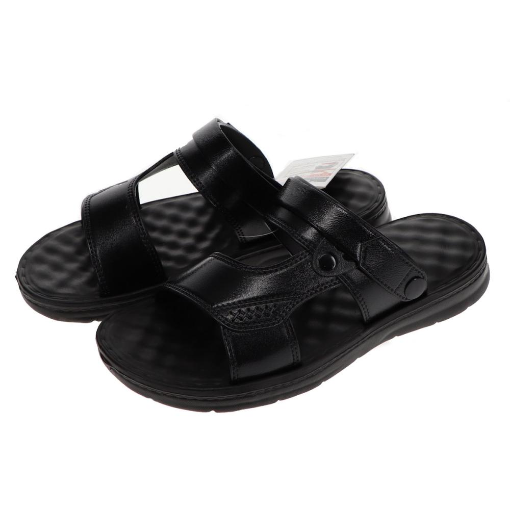 你的品牌名　紳士カジュアルサンダル　ブラック　Ｍ