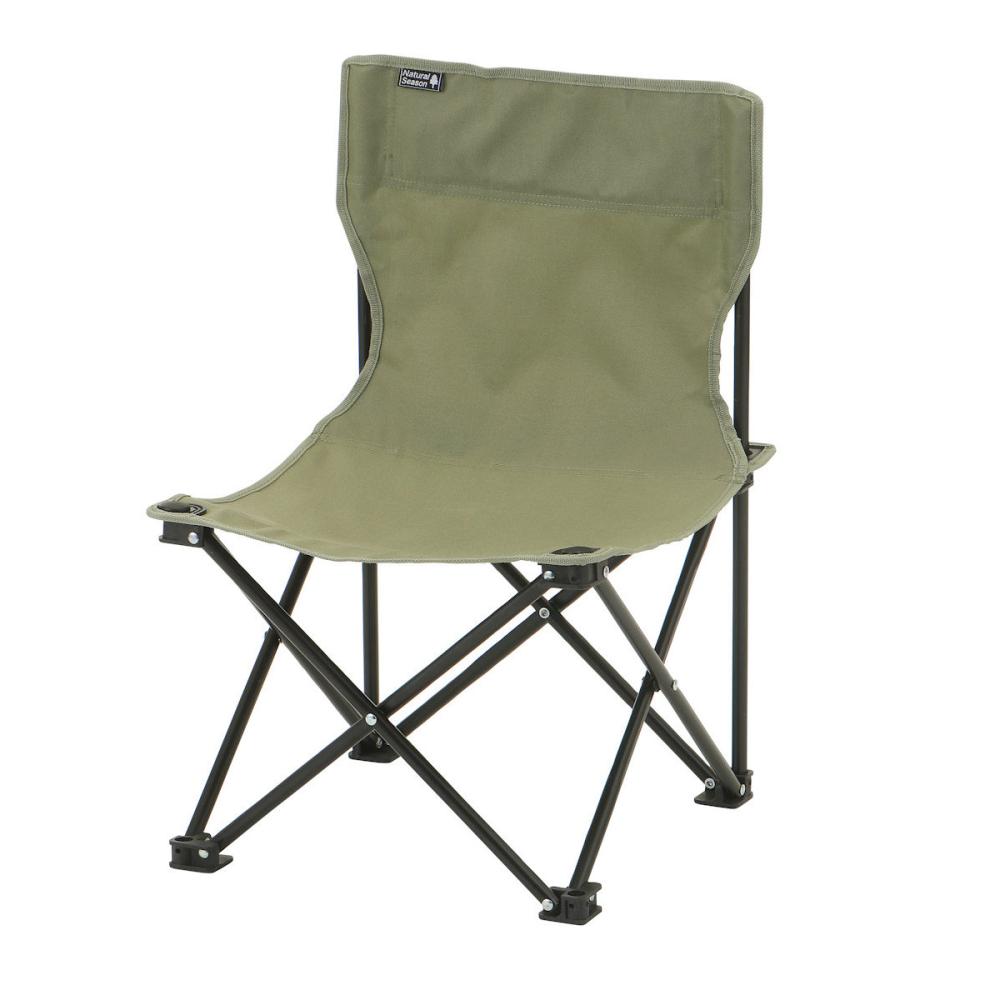 ナチュラルシーズン　レジャーチェア　カーキ　ＫＢＤ－１３８
