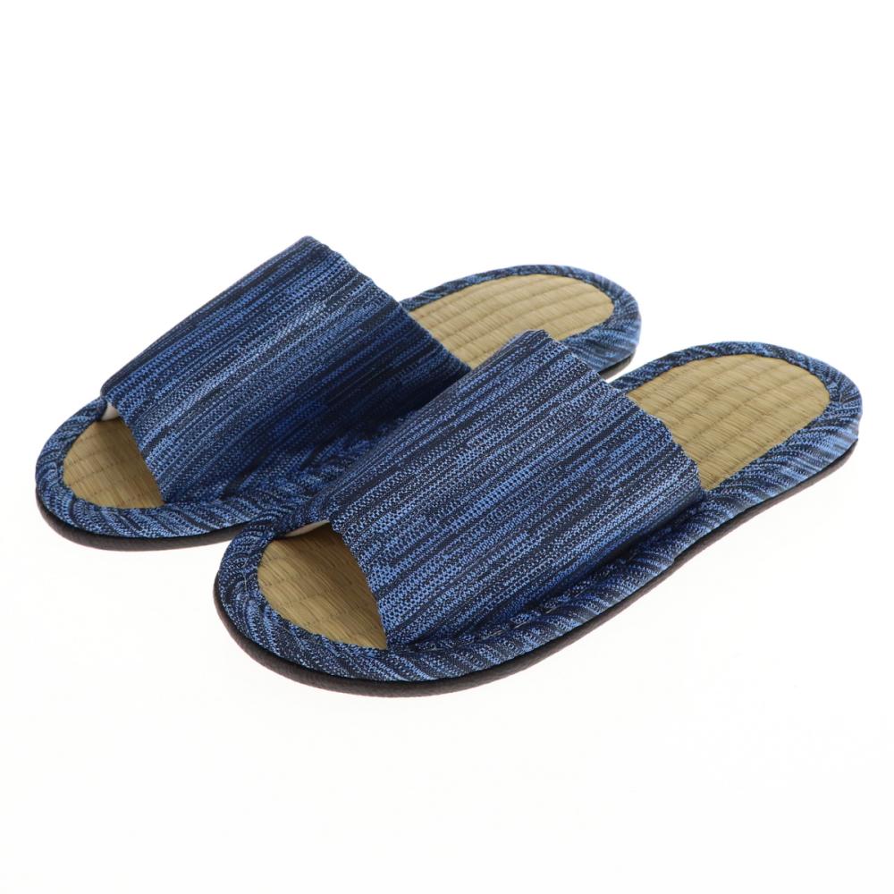 アテーナライフ　畳みスリッパ　ネイビー　Ｌ