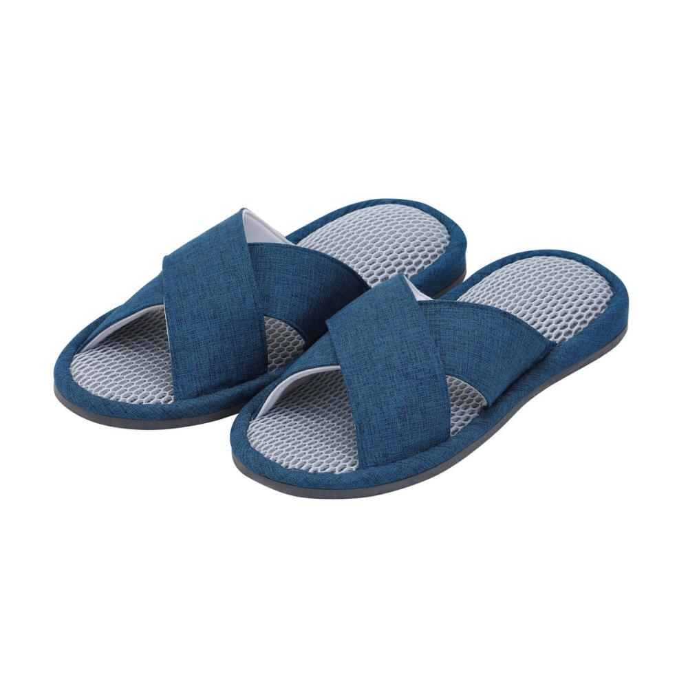 抗菌防臭ダブルメッシュクロス　ネイビー　ＬＬ