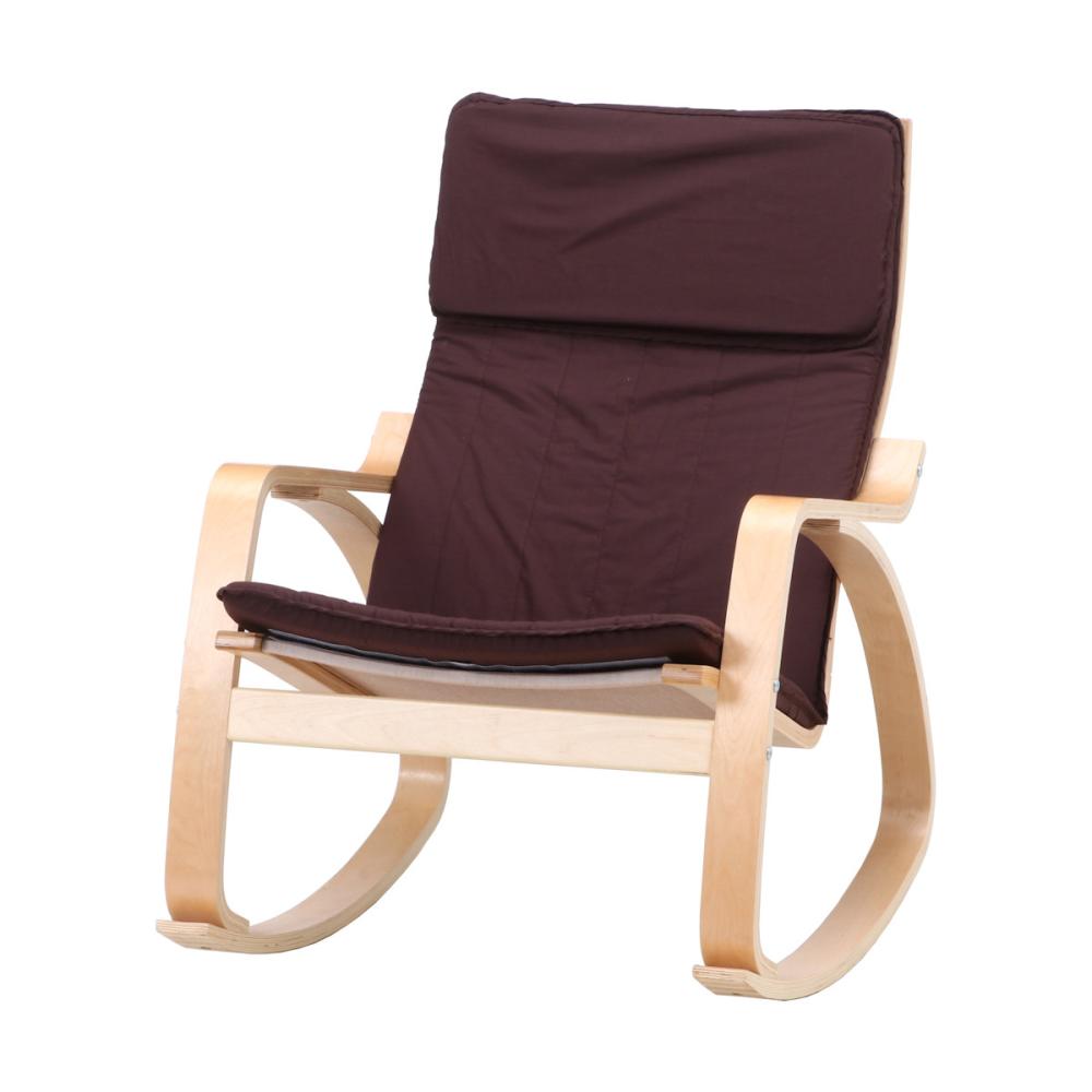 不二貿易　リラックスチェアー　スリム　ロッキングタイプ　ブラウン　ＣＤ４０８１６