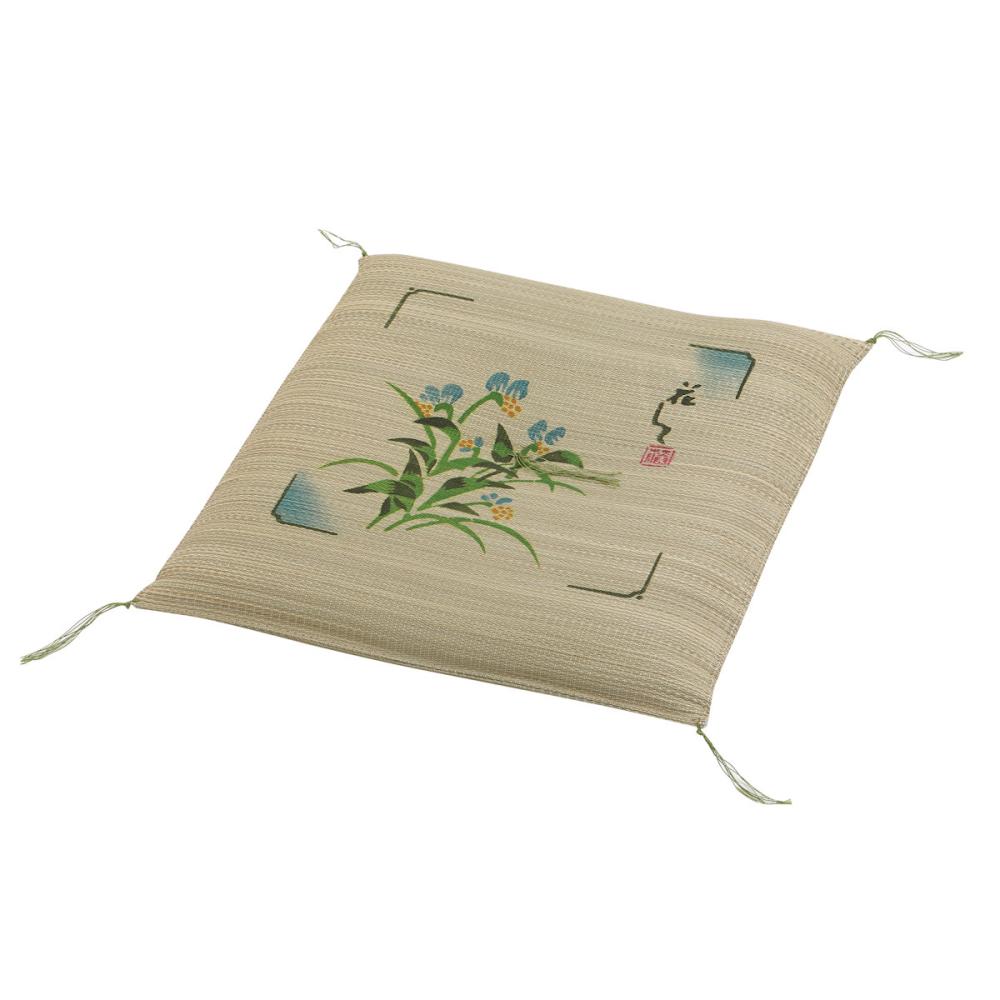 アテーナライフ　い草座布団　夏花　５５×５５ｃｍ