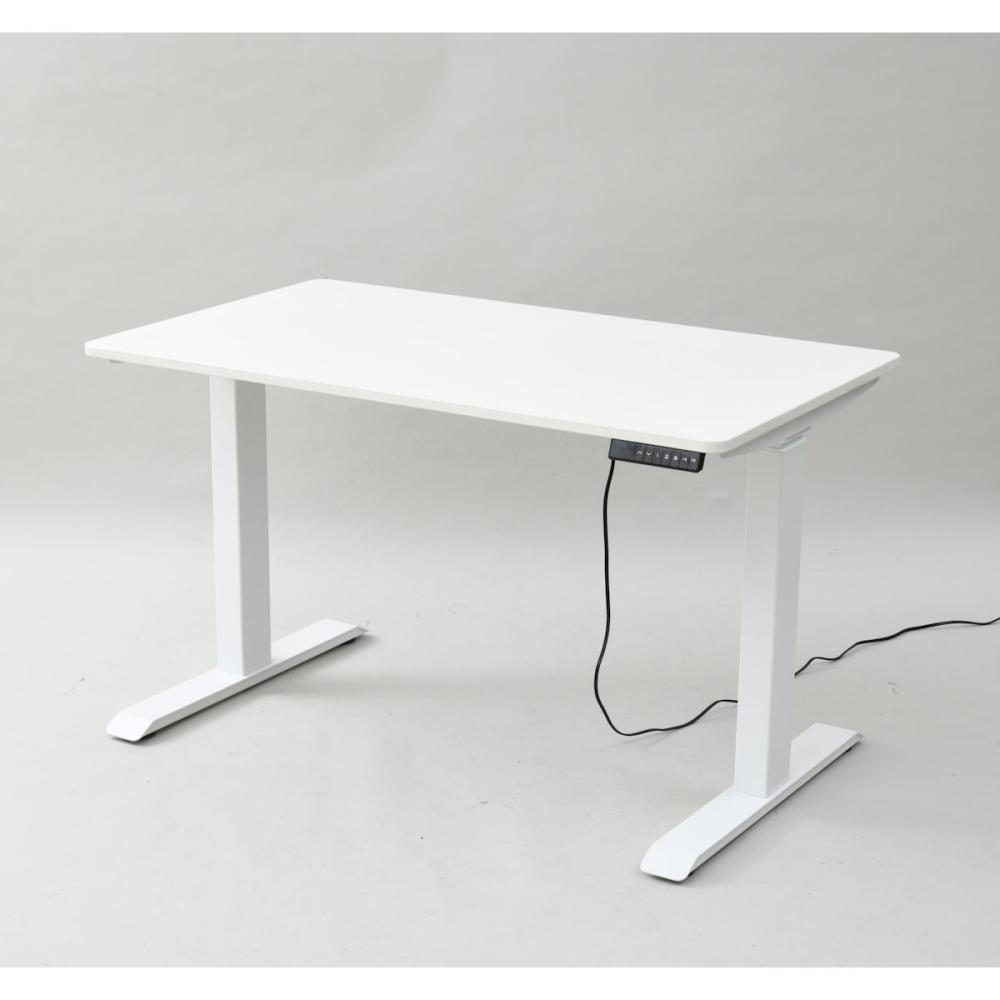 電動昇降デスク　幅１２０×高さ７１～１１７×奥行７０ｃｍ　マットホワイト　ＥＬＤ－ＦＳ（ＭＷＨ）／Ｔ１２００