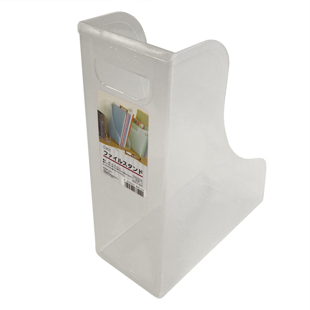 Ｌ’ＣＲＥＳＴ（ルクレスト）　ファイルスタンド　Ａ４　クリア