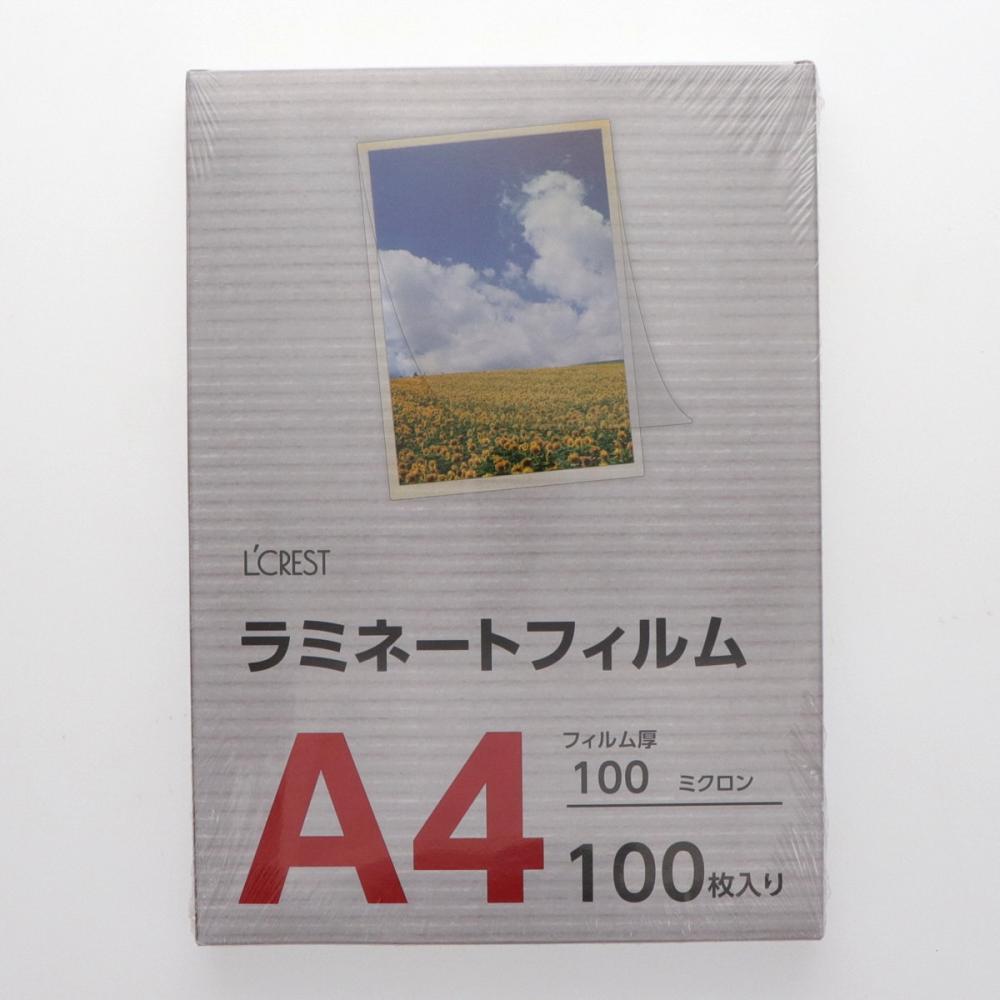 Ｌ’ＣＲＥＳＴ（ルクレスト）　ラミネートフィルム　Ａ４　１００枚入