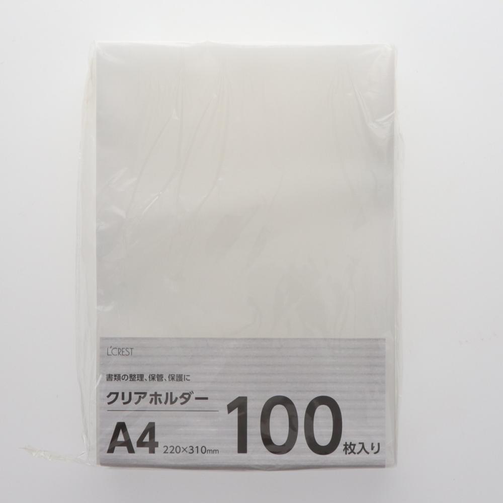 Ｌ’ＣＲＥＳＴ（ルクレスト）　Ａ４クリアホルダー　１００枚　ＣＭ００６