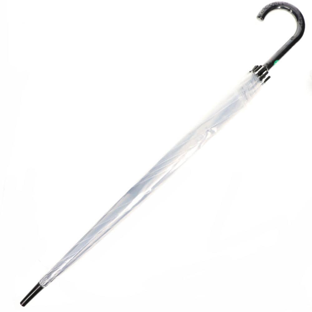 你的品牌名　グラスファイバー透明ビニールジャンプ傘　７０ｃｍ