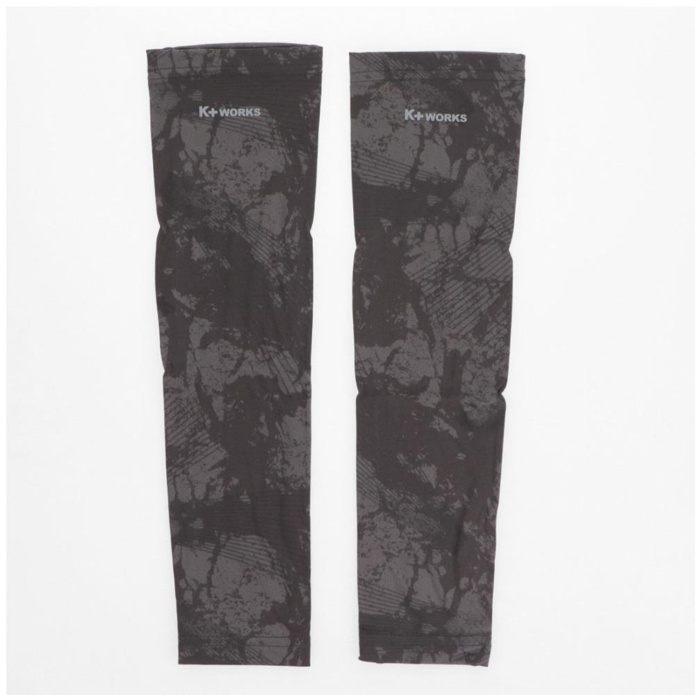 Ｋ＋ＷＯＲＫＳ　遮熱冷感　アームカバー　グレー　Ｍ　Ｋ２３