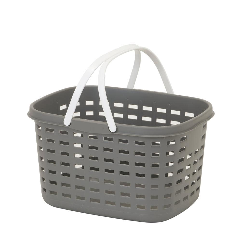 アテーナライフ　ランドリーバスケット　グレー　Ｍ