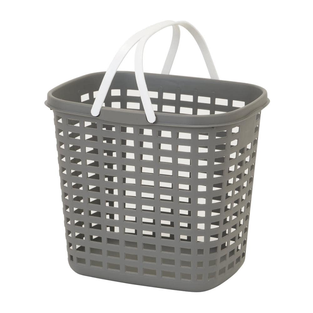 アテーナライフ　ランドリーバスケット　グレー　Ｌ