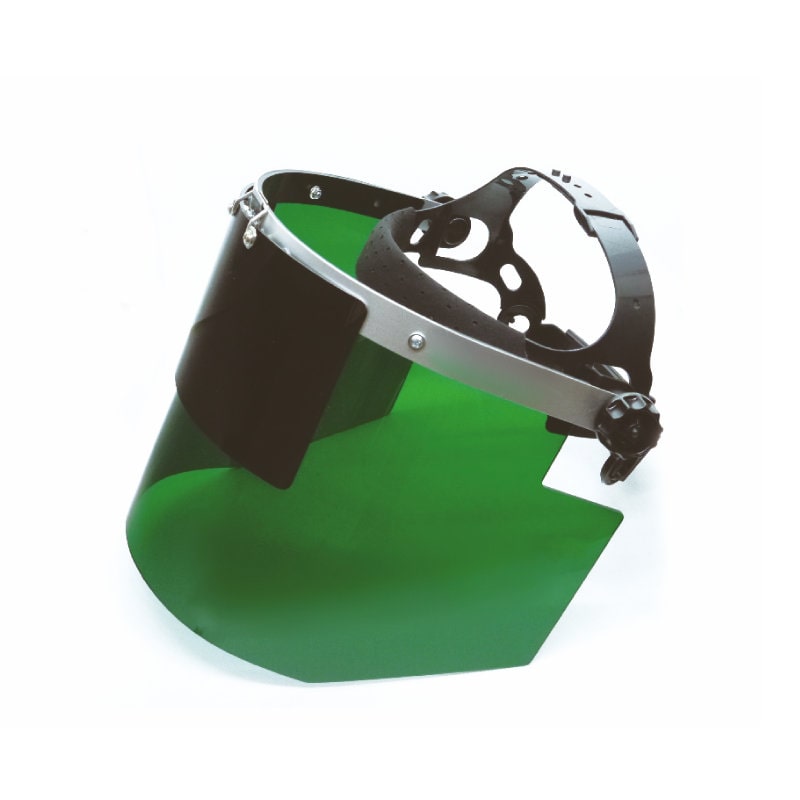 ＤＢＬＴＡＣＴ　フェイスシールドかぶり型Ｗワイド　ＤＴ－ＫＦＳＷ－ＧＷ　グリーン