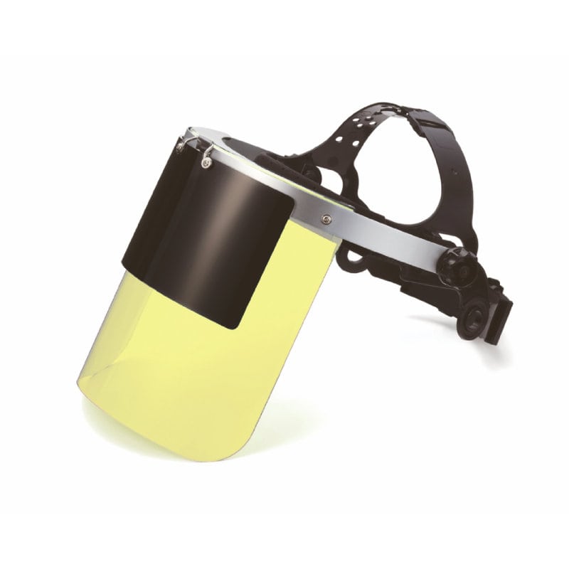 ＤＢＬＴＡＣＴ　フェイスシールドかぶり型Ｗ　ＤＴ－ＫＦＳＷ－Ｙ　イエロー