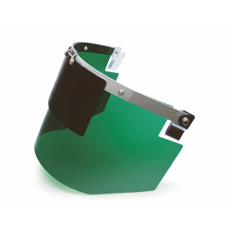 ＤＢＬＴＡＣＴ　フェイスシールドヘルメット型Ｗワイド　ＤＴ－ＨＦＳＷ－ＧＷ　グリーン