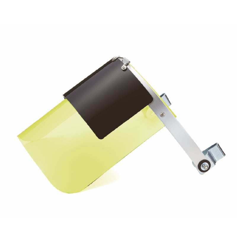 ＤＢＬＴＡＣＴ　フェイスシールドヘルメット型Ｗワイド　ＤＴ－ＨＦＳＷ－Ｙ　イエロー