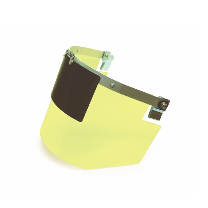 ＤＢＬＴＡＣＴ　フェイスシールドヘルメット型Ｗワイド　ＤＴ－ＨＦＳＷ－ＹＷ　イエロー