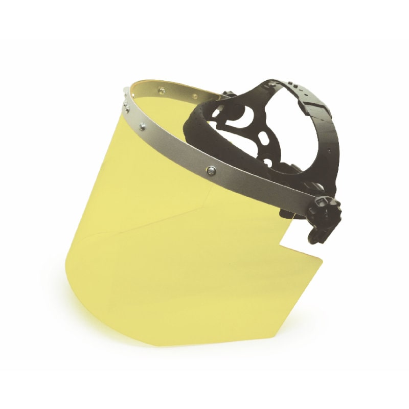 ＤＢＬＴＡＣＴ　フェイスシールドかぶり型ワイド　ＤＴ－ＫＦＳ－ＹＷ　イエロー