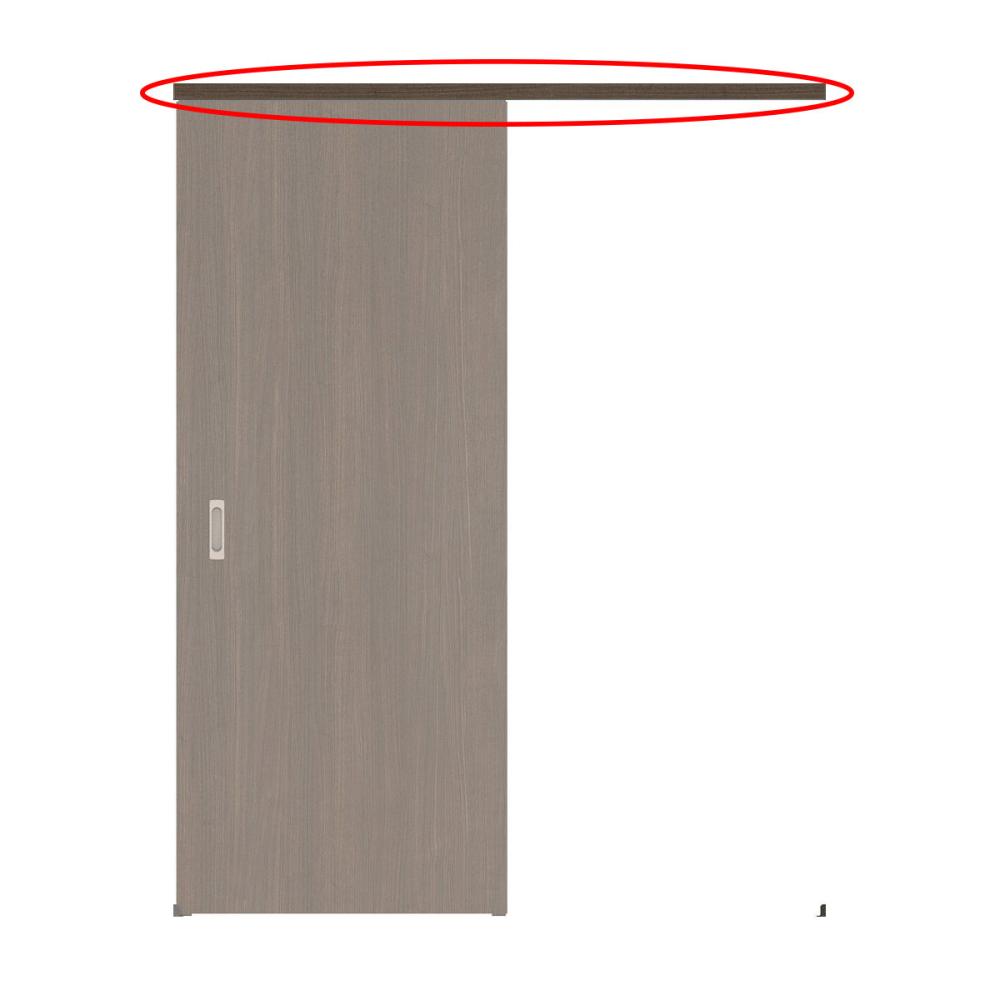 大建　アウトセット吊戸用上レール　ダルブラウン　ＶＦ８３７－１ＭＷ