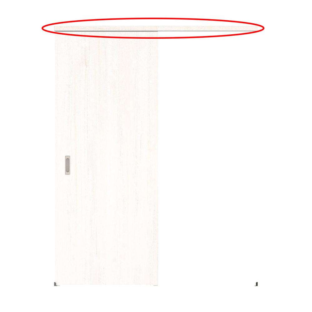 大建　アウトセット吊戸用上レール　ネオホワイト　ＶＦ８３７－１ＷＨ