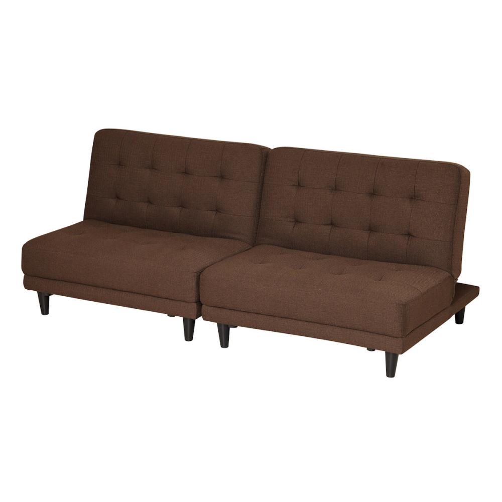 クロシオ　離せるリクライニングソファベッド　チョコレート　１１６０４