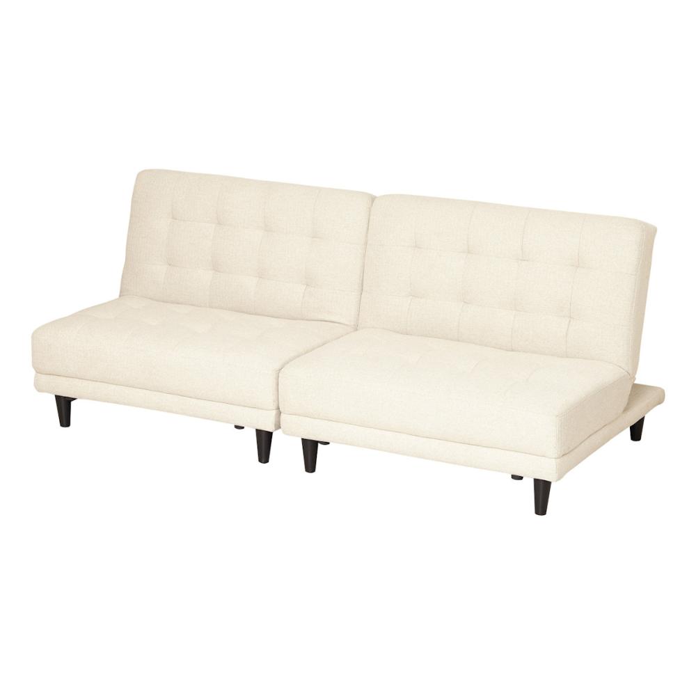 クロシオ　離せるリクライニングソファベッド　クリーム　３３１２８