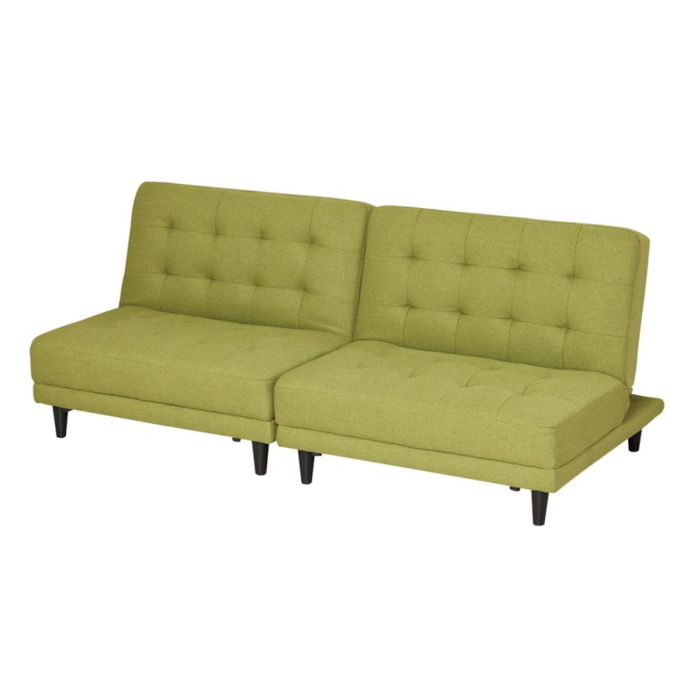 クロシオ　離せるリクライニングソファベッド　グリーンティー　４４２４０