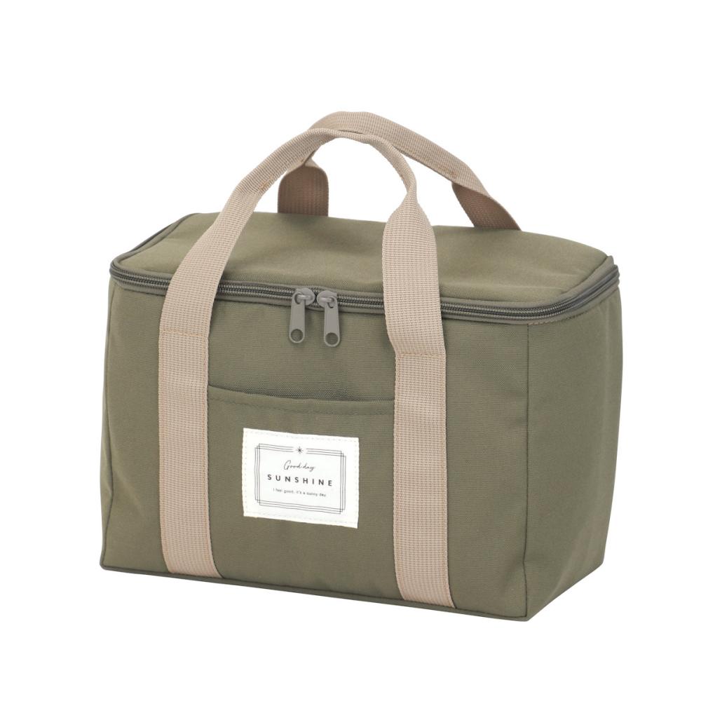 アテーナライフ　スクエランチバッグ　ダブルクール　カーキ